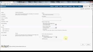 Creating Content TypesTraining Video 34 [upl. by Keary]