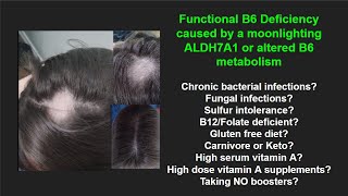 Functional B6 deficiency Altered vitamin B6 metabolism OR a moonlighting ALHD7A1 enzyme [upl. by Fulbert]