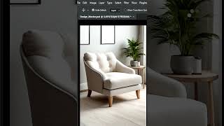 Apply Design on Couch in Photoshop shorts [upl. by Ogawa83]