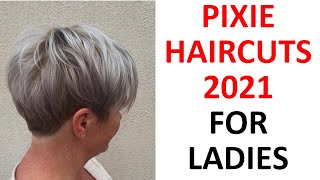 38 BEST PIXIE HAIRCUTS 2021 FOR LADIES over 40 50 60 [upl. by Tecla]