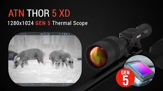 ATN ThOR 5 XD 1280x1024 Gen 5 Thermal Scope [upl. by Frohne]