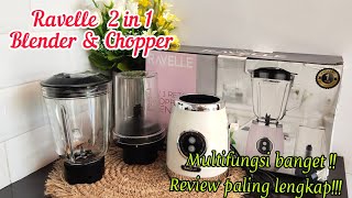 Review Chopper Blender Ravelle  Multifungsi Banget Loh [upl. by Ellivro]