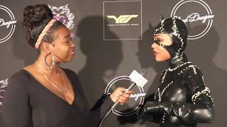 Meagan Good Interview  Halloween 2017  Great Good Foundation [upl. by Keviv]