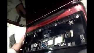 Cleaning an Overheating laptop toshiba qosmio x305 [upl. by Martens]