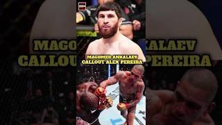 Magomed Ankalaev Callout Alex Pereira  UFC 307 Reaction [upl. by Audrie]