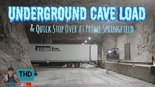 Female Trucker Vlog V79 Underground Cave Springfield Term  Prime Inc [upl. by Zoila]