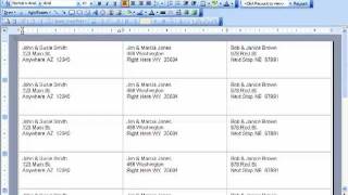 How To Create Microsoft Word Labels [upl. by Billi]