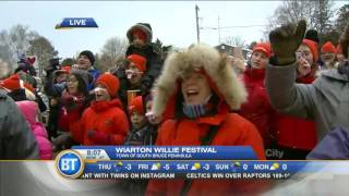 Winston in Wiarton for Groundhog Day Part 3 of 4 [upl. by Tova]