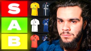 BRUTALLY RANKING EVERY PSG KIT [upl. by Eisac]