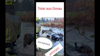 1 Toter a Autofrack geborgen Feuerwehr Lkr Kelheim Untersaal Saal im Großeinsatz Wasser Polizei [upl. by Ralina]