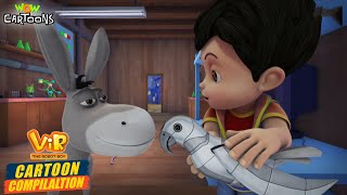 Vir Ne New Robot Banaya  Vir The Robot Boy Compilation 07  Season 01  Cartoon for Kids  spot [upl. by Switzer]