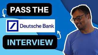 2022 Pass the Deutsche Bank Interview  Deutsche Bank Hirevue Video Interview [upl. by Ttelrahc585]