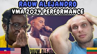 REACTION TO Rauw Alejandro  Live Performance at MTV VMAs 2024  FIRST TIME WATCHING [upl. by Atirac669]