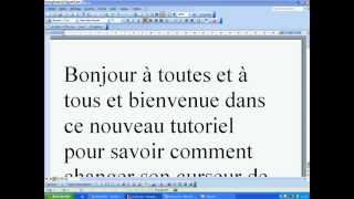 ORDINATEUR WINDOWS XP Comment changer le curseur de la souris [upl. by Stella]