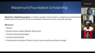 Part 1 Master and Rhodes Scholarship Information Session [upl. by Yup]