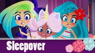 Hairdorables Cartoon Sleepover  EPISODE 16 [upl. by Hgielrahc]