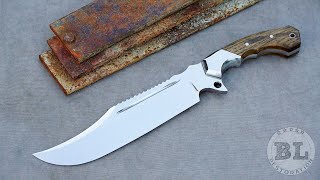 Creating a Survival Knife from a truck leaf spring [upl. by Devaney]