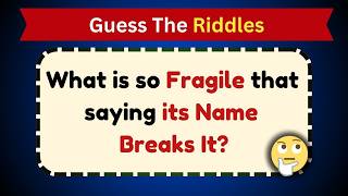 Hard Riddles with Answers  13 Riddles That Will Trick Your Mind riddles quiz puzzle youtube [upl. by Blisse]