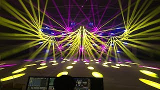 DAGE Lighting Show 2018FK3820 380w Beam Moving Head Light [upl. by Asiulairam]