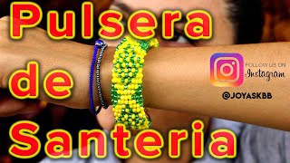 Tutorial Pulsera Santeria 2 [upl. by Azilem658]