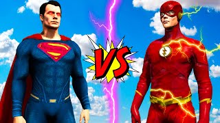 FLASH VS SUPERMAN  EPIC BATTLE DC [upl. by Jessa45]