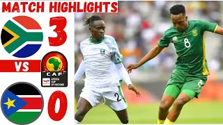 South Africa Vs South Sudan Highlights Extended All Goals Afcon Qualifiers 30 [upl. by Haletky54]