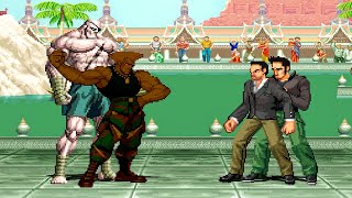 Evil Guile amp Sagat Vs Toni amp Claude  Contemplate [upl. by Etnelav]