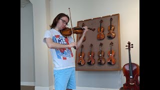 Daniel Seymour plays on a Carl Becker Violin  Tarisio June 2022 [upl. by Melentha]