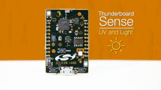 UV index and ambient light sensor in Thunderboard Sense IoT kit from Silicon Labs [upl. by Yaned109]