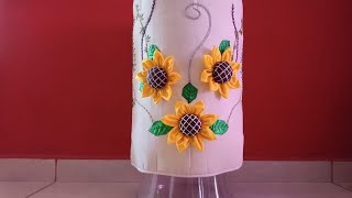 💕 GIRASOL DE TELA Las Manos Mágicas De Mirna [upl. by Lawtun]