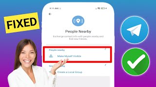 Jak naprawić problem z wyświetlaniem osób w pobliżu w Telegramie  funkcja telegramu w pobliżu [upl. by Eulalee304]