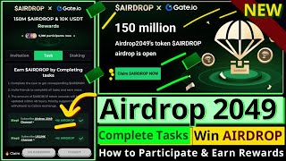 Airdrop 2049  Complete Tasks and Win AIRDROP  How to Participate  Uxlink [upl. by Ameh148]