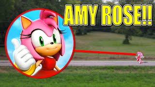 Drone Catches AMY ROSE From SONIC IN REAL LIFE Sonic The Hedgehog [upl. by Ynhoj]