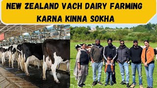 New Zealand Vach Dairy Farming karna Kinna Sokha ll New Zealand Trip🇳🇿 ll Travel With Waqas Haider [upl. by Audras936]