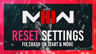 FIX MW3Warzone 3Zombies Not Starting  Reset Graphics Settings Full Guide [upl. by Earased]