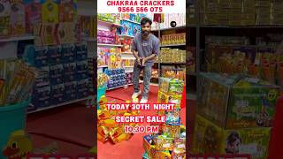 Today night 1030 PM don’t miss it secret sale in chakra crackers ￼West Mambalam very low price [upl. by Sotos]