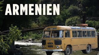 Überraschungsbaustellen Ladas und russische Oldtimer Busse Armenien mit dem Camper [upl. by Sheba]