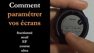 Configurer votre montre GPS en fonction de votre séance running [upl. by Hoxie492]