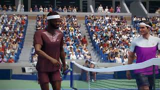 Roger Federer vs Frances Tiafoe hard Match at the US Open 2024 [upl. by Keavy]