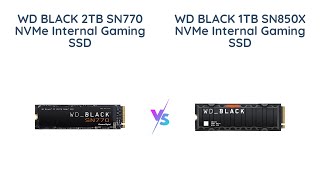 WD BLACK 2TB vs 1TB SN850X Gaming SSD Comparison [upl. by Nidla228]