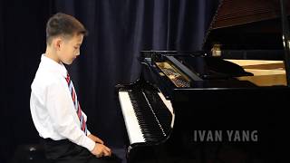 Kuhlau Piano Sonatina Op 20 No1 Movement III by Queens New York Music School Student Ivan 7 [upl. by Lemyt]