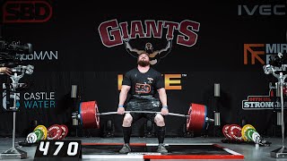 NEW AMERICAN DEADLIFT RECORD  470kg1036lbs [upl. by Gnuoy513]