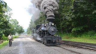 Cass Scenic Railroad  Geared Logging Steam Train [upl. by Reisman]