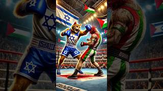 Boxing Cats Showdown  Cute Cat 🐱 cat aicats catvideos2024 palestine israel shorts [upl. by Nonie872]