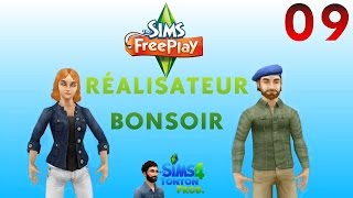 Sims Freeplay  ep09  Réalisateur bonsoir [upl. by Akihsat774]