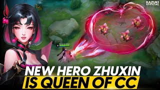 ZHUXIN IS YUZHONGS NEW RIVAL  QUEEN OF CC IS HERE  NEW HERO ZHUXIN MLBB [upl. by Giulietta]