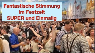 MünchnerMunich Oktoberfest 2024  Fantastische Stimmung im Festzelt SUPER und Einmalig [upl. by Rysler]