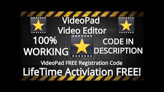 VideoPad registration 2021100 working [upl. by Letti]