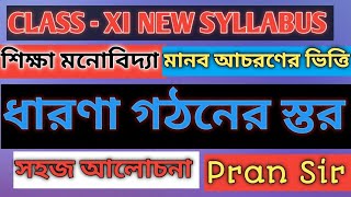 ধারণা গঠনের স্তর  Stage of CONCEPT  Class XI 2nd SEMESTER  EDUCATION  NEW SYLLABUS [upl. by Nomyad833]