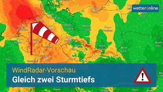 Gleich zwei Sturmtiefs ab Nikolaus 🌬️❗ [upl. by Yenial]